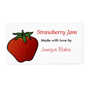 Big Strawberry Food Labels