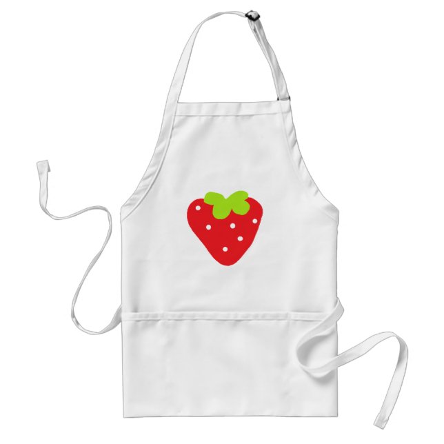 Big Strawberry Standard Apron (Front)