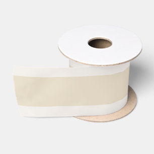 Big Stripe Beige Ivory Elegant Satin Ribbon