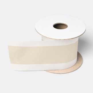 Big Stripe Beige Ivory Elegant Satin Ribbon