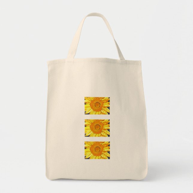 Big Sunflower Organic Grocery Bag (Front)