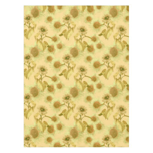 Big Sunflower Pattern  Tablecloth