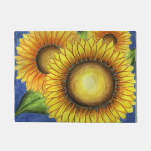 Big Sunflowers Doormat