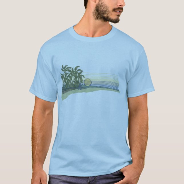 Big Sunset Mens Tee (Front)