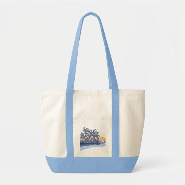 Big Sunset Tote Bags (Front)