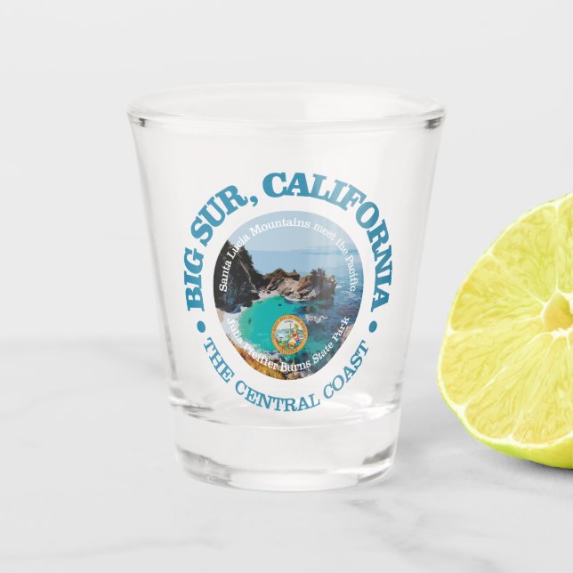 Big Sur (C) Shot Glass (Front)