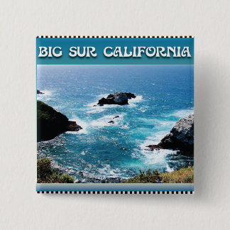Big Sur California 15 Cm Square Badge