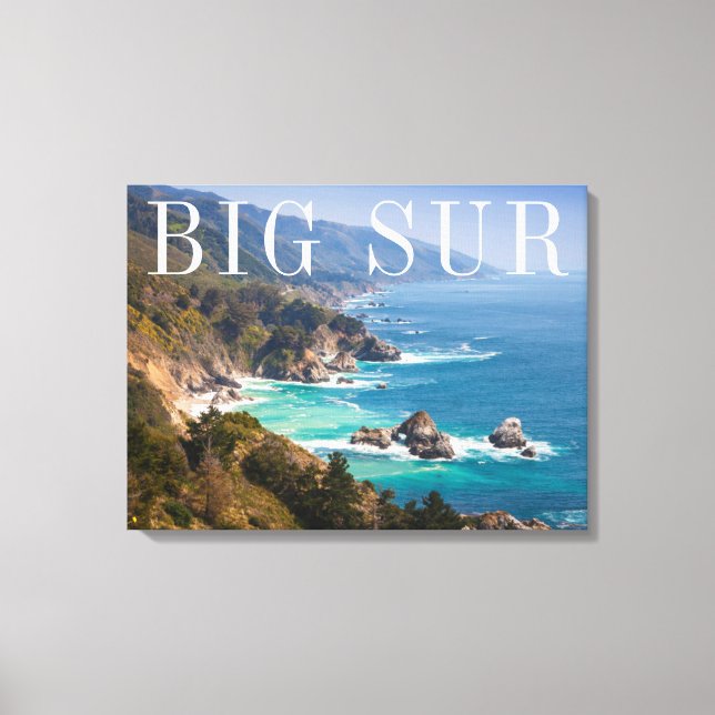 Big Sur California Coast Canvas Print (Front)