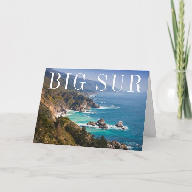 Big Sur California Coast | Happy Birthday Card (Front)