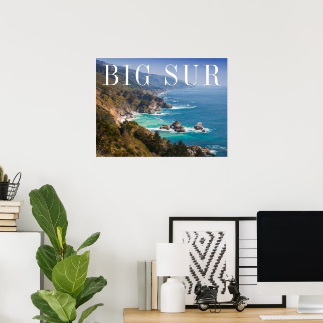 Big Sur California Coast Poster (Home Office)