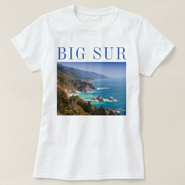 Big Sur California Coast T-Shirt (Design Front)