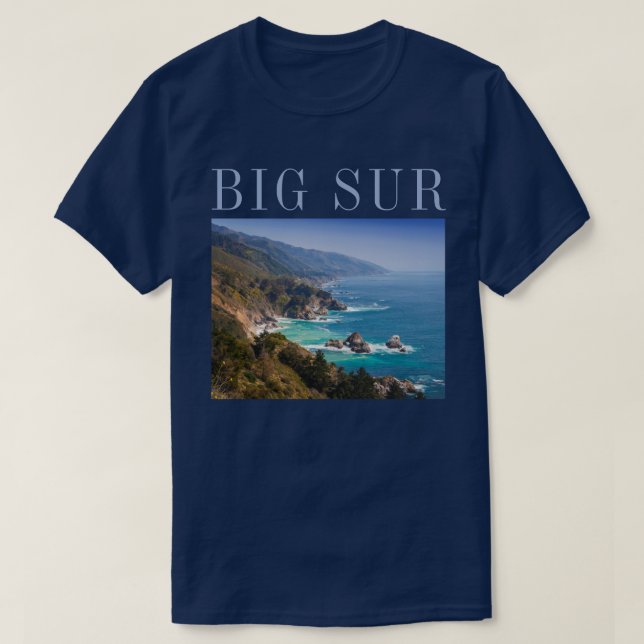 Big Sur California Coast T-Shirt (Design Front)