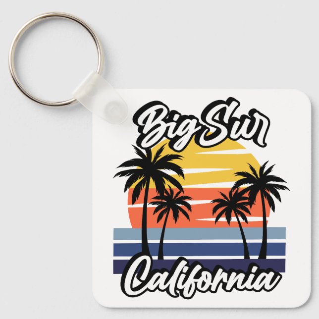 Big Sur California Key Ring (Front)