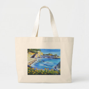Big Sur California Large Tote Bag