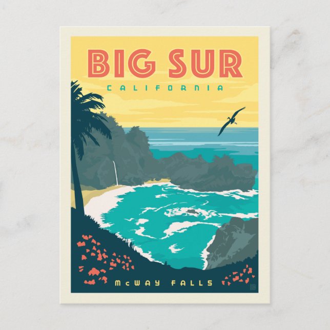 Big Sur California | McWay Falls Postcard (Front)