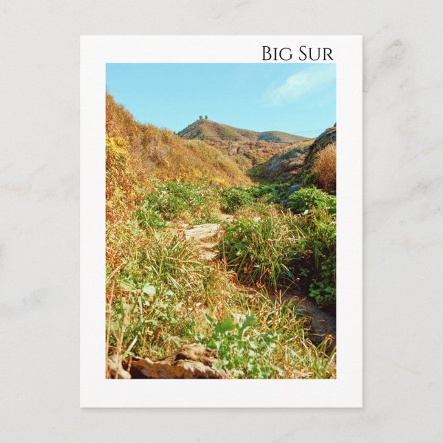 Big Sur California Mountains Postcard (Front)