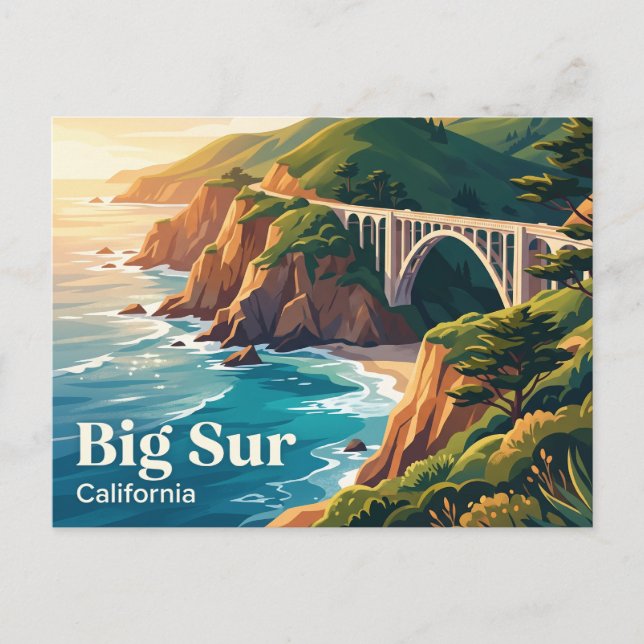 Big Sur California Postcard (Front)