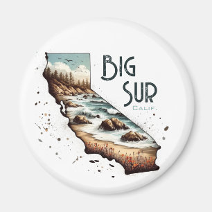 Big Sur California Souvenir Gift Magnet