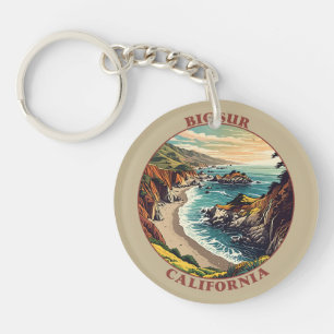 Big Sur California USA Key Ring