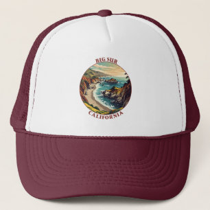 Big Sur California USA Trucker Hat