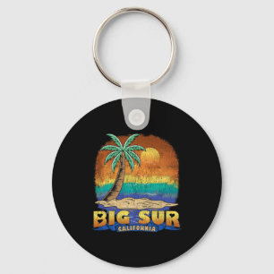 Big Sur California Vintage Distressed Souvenir Key Ring