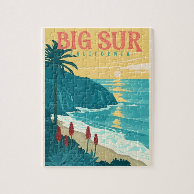 Big Sur - California's Pacific Coast Beauty Jigsaw Puzzle (Vertical)