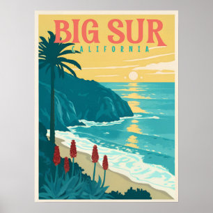 Big Sur - California's Pacific Coast Beauty Poster
