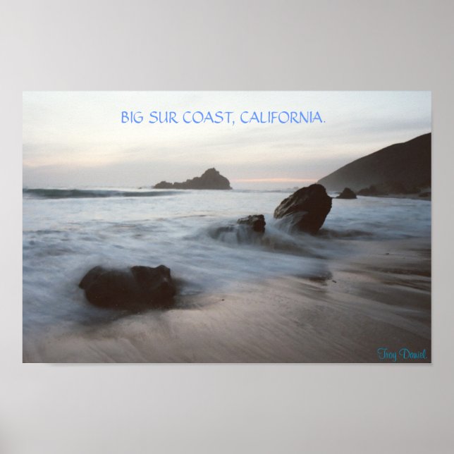 Big Sur Coast, California. Poster (Front)