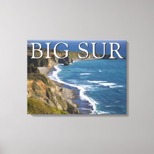 Big Sur Coastline California Canvas Print