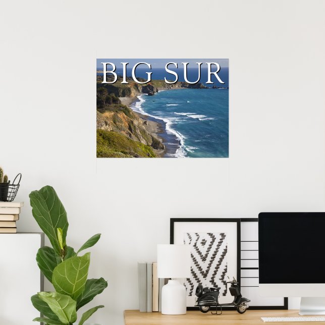 Big Sur Coastline | California Poster (Home Office)