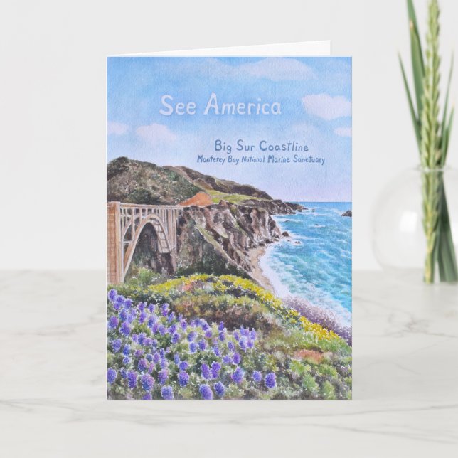 Big Sur Coastline Card (Front)