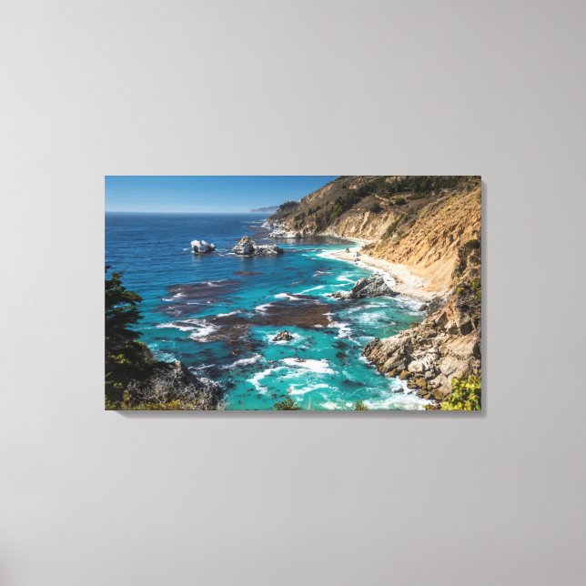 Big Sur Coastline,West Coast,Pacific Coast Canvas Print (Front)