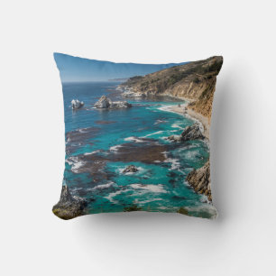 Big Sur Coastline,West Coast,Pacific Coast Cushion