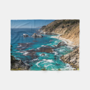 Big Sur Coastline,West Coast,Pacific Coast Fleece Blanket