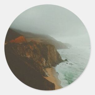 Big Sur Exploring Classic Round Sticker