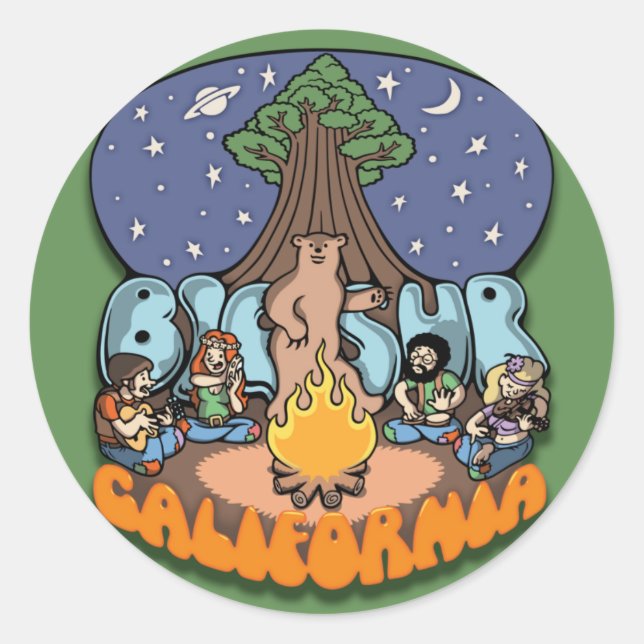Big Sur III Classic Round Sticker (Front)