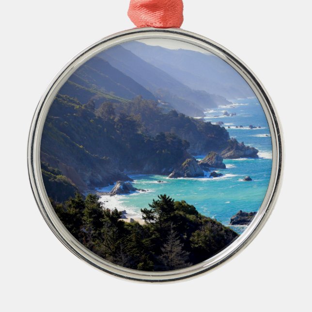Big Sur Metal Tree Decoration (Front)