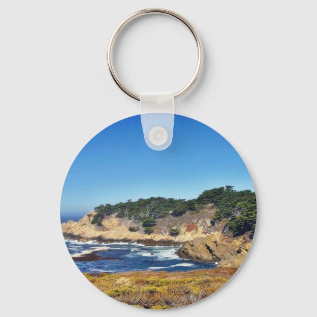 Big Sur Ocean Coastlines 4 Key Ring (Front)