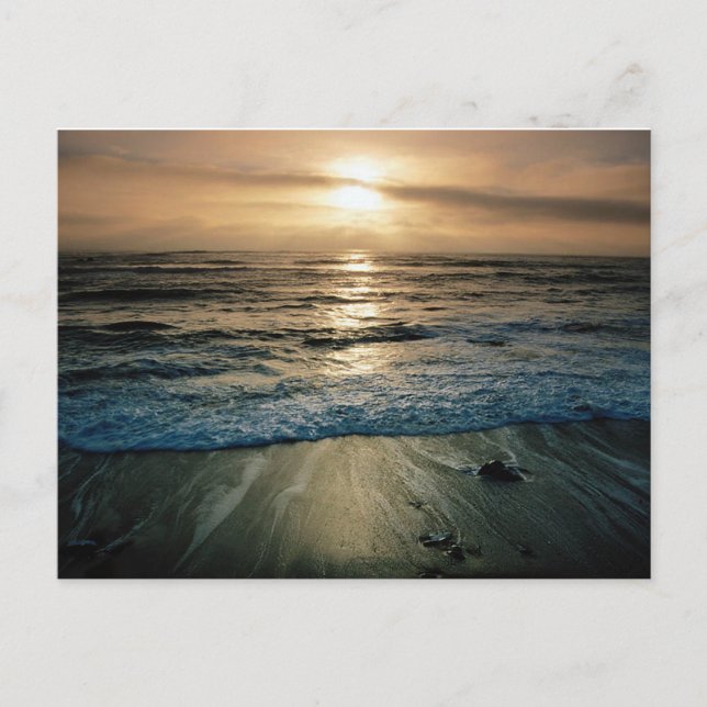 Big Sur Sunset Postcard (Front)