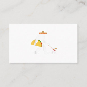 big taco sombrero chihuahua dog bigfoot cinco business card