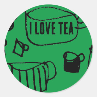 Big Tea Classic Round Sticker
