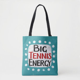 Big Tennis Energy Tote Bag