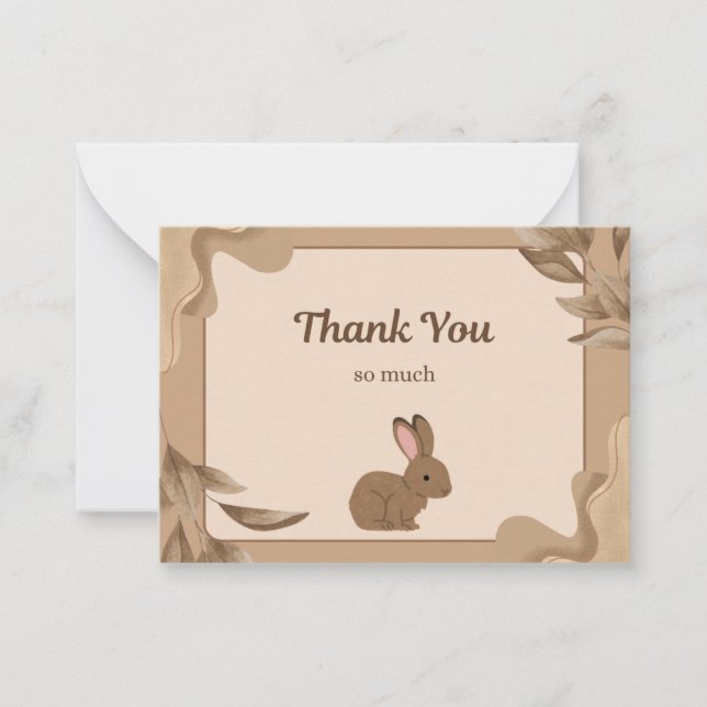 Big Thanks from a Little Bunny! Card (Front)