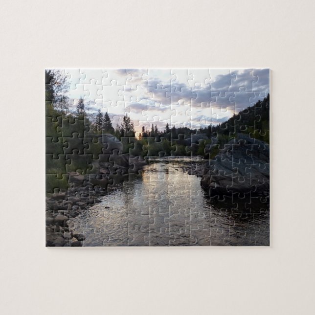 Big Thompson River at Sunrise Jigsaw Puzzle (Horizontal)
