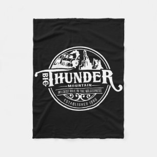 Big Thunder Mountain Railroad Fleece Blanket