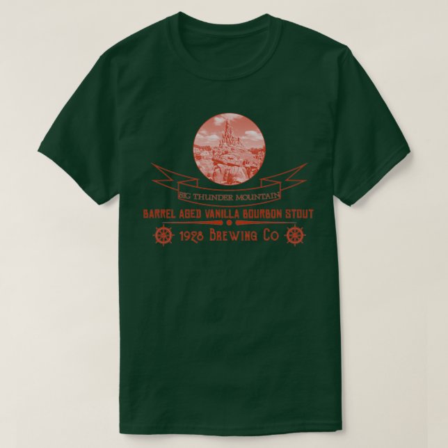 Big Thunder Mountain Railroad Stout classique T-Shirt (Design Front)