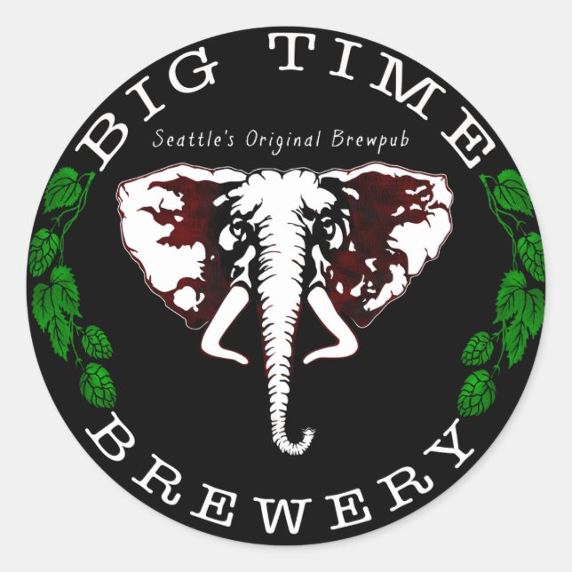 Big Time Brewery sticker (Front)
