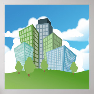 Big Time Corporation - Skyscraper Poster