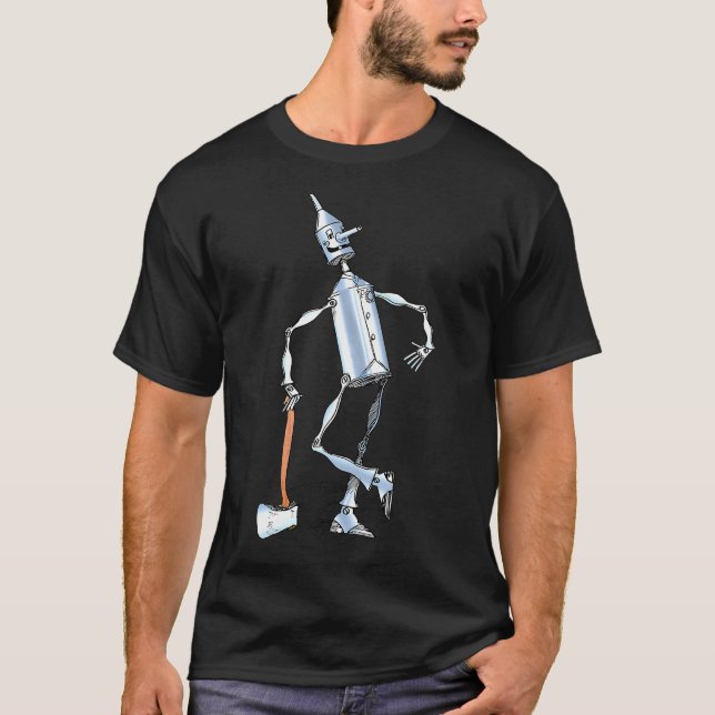 Big Tin Man The Wizard Of OZ Tinman T-Shirt (Front)
