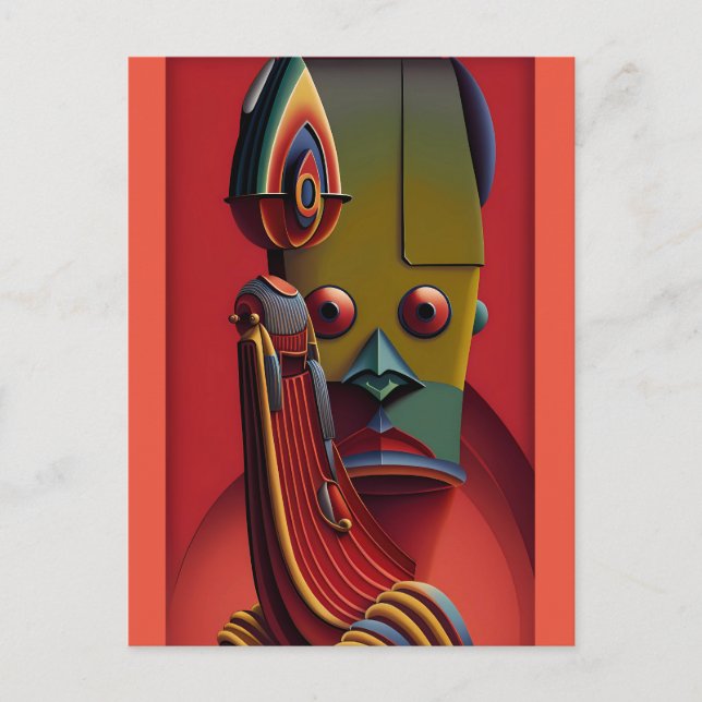 Big Tin Tan Tong II Ken Gauge Art Postcard (Front)